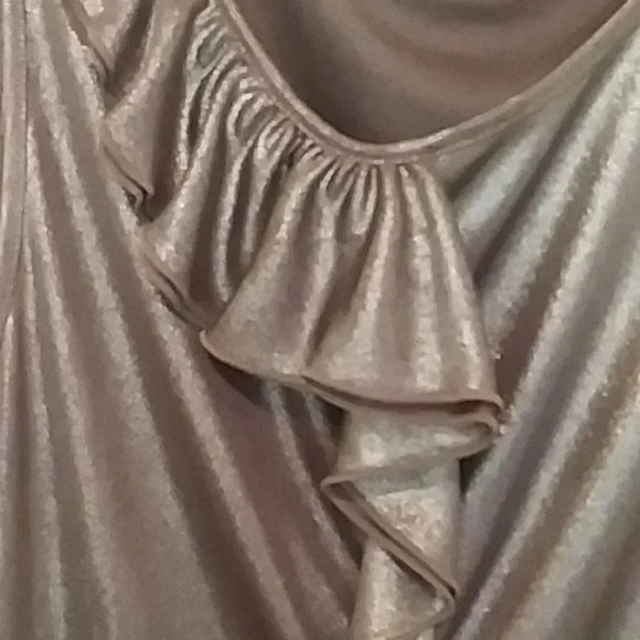 💙🌹ann Taylor Silver top - Picture 4 of 12